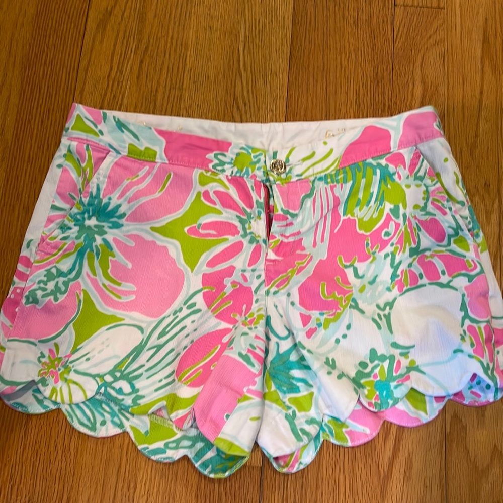 Lily Pulitzer Scalloped Shorts